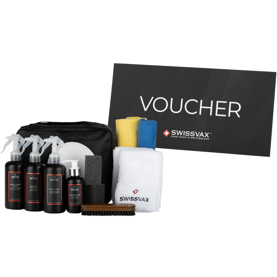 Geschenkset Interior Essentials – premium interieurverzorging met cadeaubon