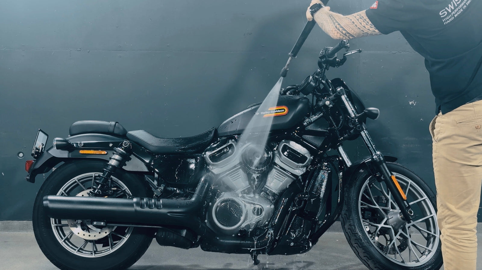 Motorcycle Wash Opaque shampoo voor mat motorlak Tutorial